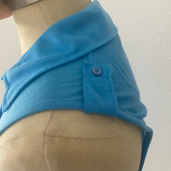 Adorable Top Shop Sleeveless Top in Turquoise Blue. US size 8 - Picture 2 of 5